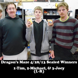 Dragon's Maze Prerelease winners 3